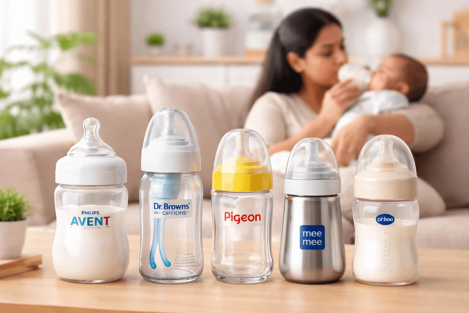 Top 5 Baby Feeding Bottles for New babies in India
