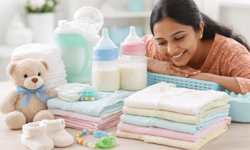 Newborn Essentials Checklist India: A Practical 0–6 Months Guide for New Parents